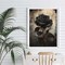 Black Rose Diamond Art Kits for Adults,Rose Flower Diamond Painting Kits for Adults Beginners,DIY 5D Diamond Dots with Full Drill Gem Art Crafts Kits for Home Wall Decor 12 X 16 Inch
